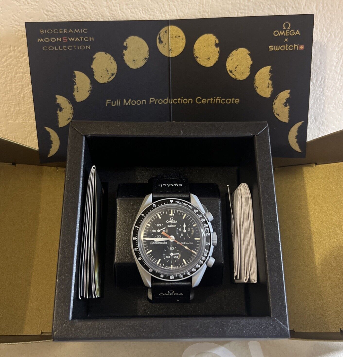 Montre Omega Speedmaster Swatch Moonshine Gold Limited Edition Suisse 🇨🇭/Neuf