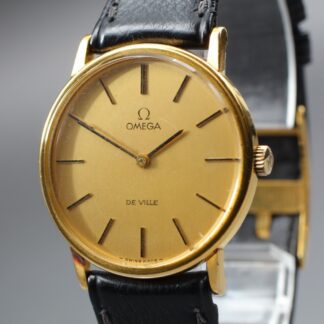 Montre Homme Vintage "Exc+5" OMEGA DeVille Cal.625 Gold Remontage Manuel Du...
