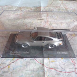 PORSCHE 911 Turbo 1977 grise  Minichamps 1/43 en boite