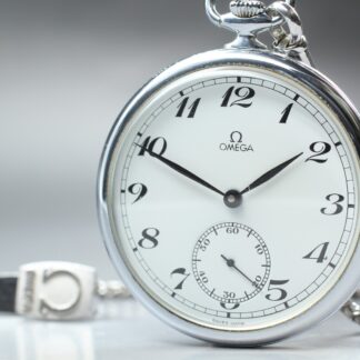 ▶️[Exc+5] Montre de poche vintage OMEGA petite seconde cal.960 à remontage...