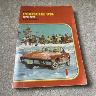 Vintage Original Clymer Porsche 914 1970-1976 Shop Manual A184