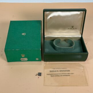 VINTAGE AUTHENTIQUE ROLEX 3408 Boîtier de montre de précision Link cuir...