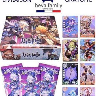 GENSHIN IMPACT Display Box 36 Boosters Pack 144 Cartes à collectionner JCC TCG