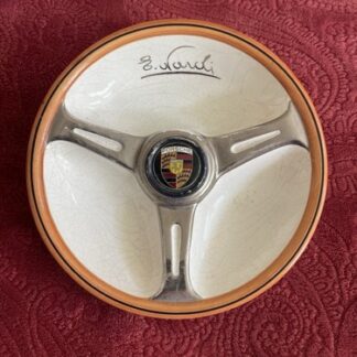 VINTAGE E. NARDI PORSCHE STEERING WHEEL ASHTRAY MASTRO GHIGO MADE IN ITALY.