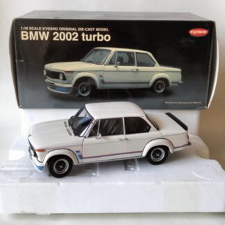 Kyosho 1/18 BMW 2002 TURBO White No 08542W with box