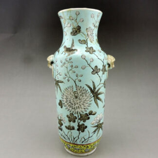 Ancien vase en porcelaine de chine époque Qing 19ème China Guangxu period