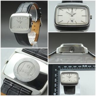 Montre Homme Vintage Années 70 OMEGA Deville TV Screen 684 Argent Automatique...