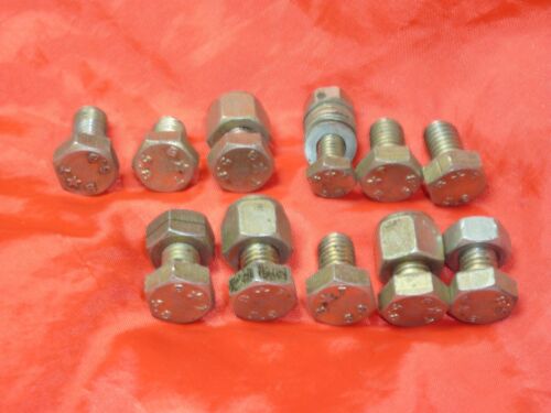 FERRARI VINTAGE PARTS BOLTS LOCKING NUTS NICE CONDITION B*T LOT OF 11 ORIGINAL