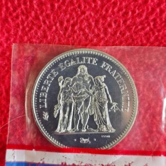 ESSAI PIECE  DE 50F 1974 HERCULE TRES RARE - scelle monnaie de paris-