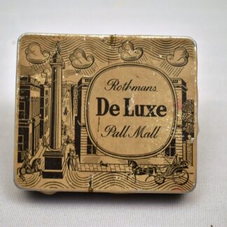 Vintage Rothmans de Luxe Pall'Mall 'Publicité Boite Litho Angleterre Objets 'F