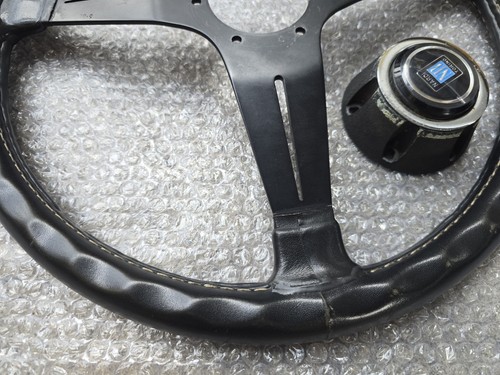 VINTAGE NARDI STEERING WHEEL GREAT GENUINE PART BMW E30 E28 190E og 1980 380mm
