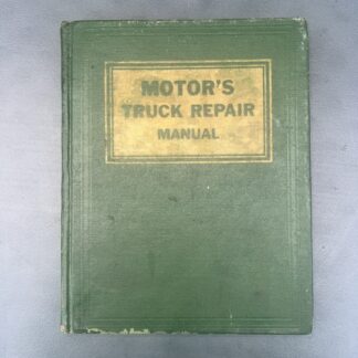 Motor’s Truck Repair Manual – Heavy-Duty Vintage Shop Book – Original