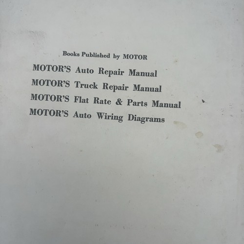 Motor’s Truck Repair Manual – Heavy-Duty Vintage Shop Book – Original