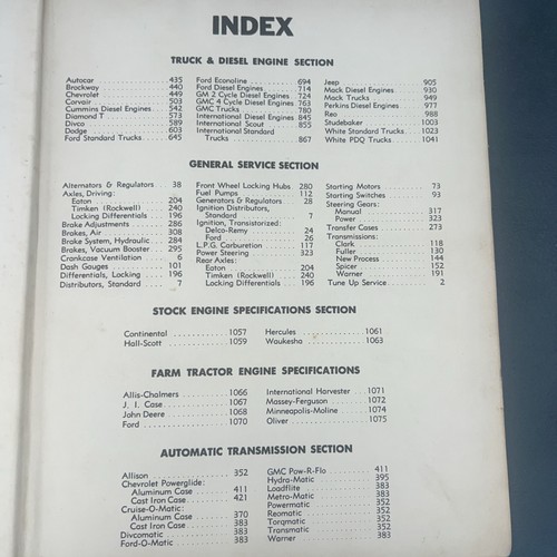 Motor’s Truck Repair Manual – Heavy-Duty Vintage Shop Book – Original