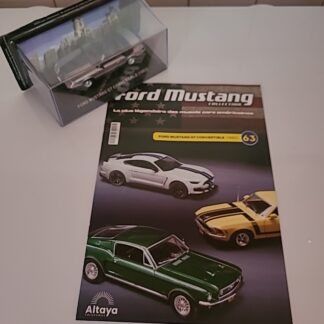 FORD MUSTANG COLLECTION Altaya 1/43  N°63 FORD MUSTANG GT CONVERTIBLE 1983+FASC
