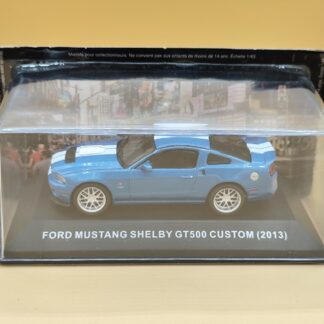 1/43 Ford Mustang Shelby GT 500 Custom Bleu 2013 IXO Altaya
