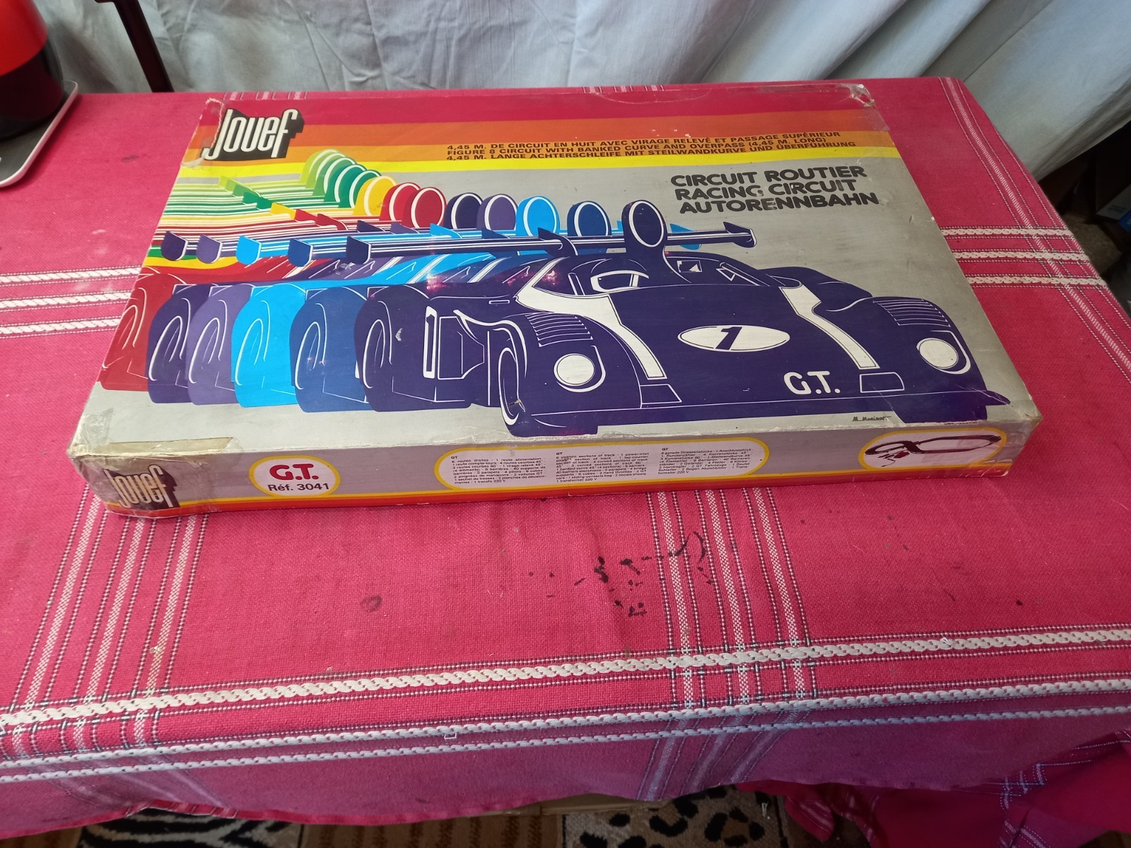 circuit JOUEF GT 3041 complet 3 voitures avec notice