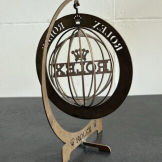 Rolex Rare Objet Vintage Ancien Présentoir Magasin Panneau Birdcage