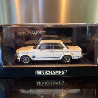 BMW 2002 TURBO 1974 WHITE SCALE 1/43 MINICHAMPS
