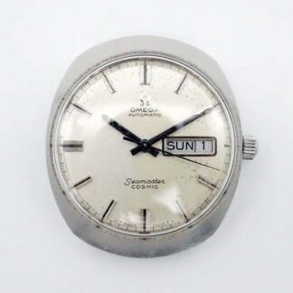 Omega Seamaster Cosmic Vintage Jour Date Argent Rond Automatique Montre Homme