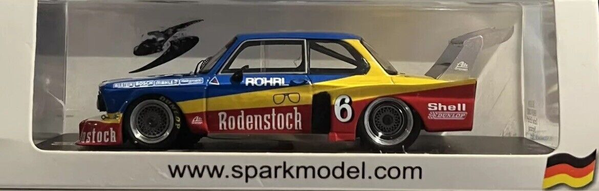 SPARK 1/43 SG038 BMW 2002 Turbo Groupe 5 #6 DRM Norisring 1977 Walter Rohrl