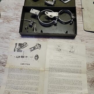 RARE Vintage CARTER CARBURETOR Metal TOOL BOX - Complete with Tools & Gauge Set