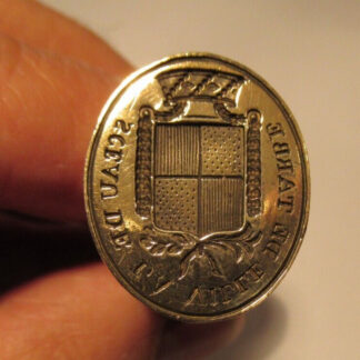 ANCIEN RARE CACHET SCEAU LA VILLE DE TARBES ANTIQUE BRASS SEAL 79 mm