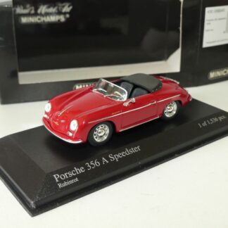 PORSCHE 356 A SPEEDSTER 1956 Rouge MINICHAMPS 1:43
