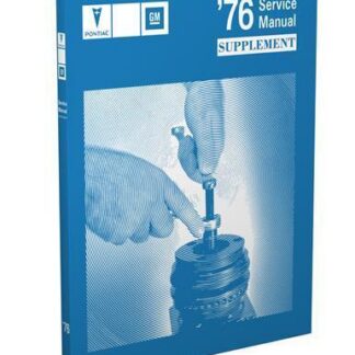 1976 Pontiac Atelier Manuel Trans Am Firebird Lemans Grand Prix Bonneville Etc