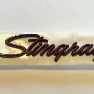 1x 1969-1973 Corvette C3 Red Stingray Emblems Badges Front Fender Trim Parts