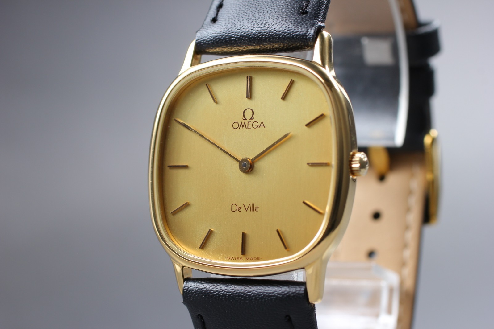Montre pour homme Omega De Ville Vintage Ref.191.0219 cadran doré quartz...