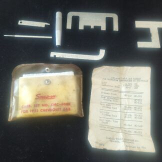VINTAGE Snap-on Carburetor SET TOOLS CMC-600K  1955 CHEVY  6 Pieces USA RARE