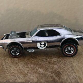 Vintage - 1969 Hot Wheel's Redline/Silver Chrome "Heavy Chevy" Camaro #9