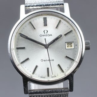Montre Homme Vintage 1978 ◆Exc5◆ OMEGA Geneve Cal.1030 Silver Date Hand...