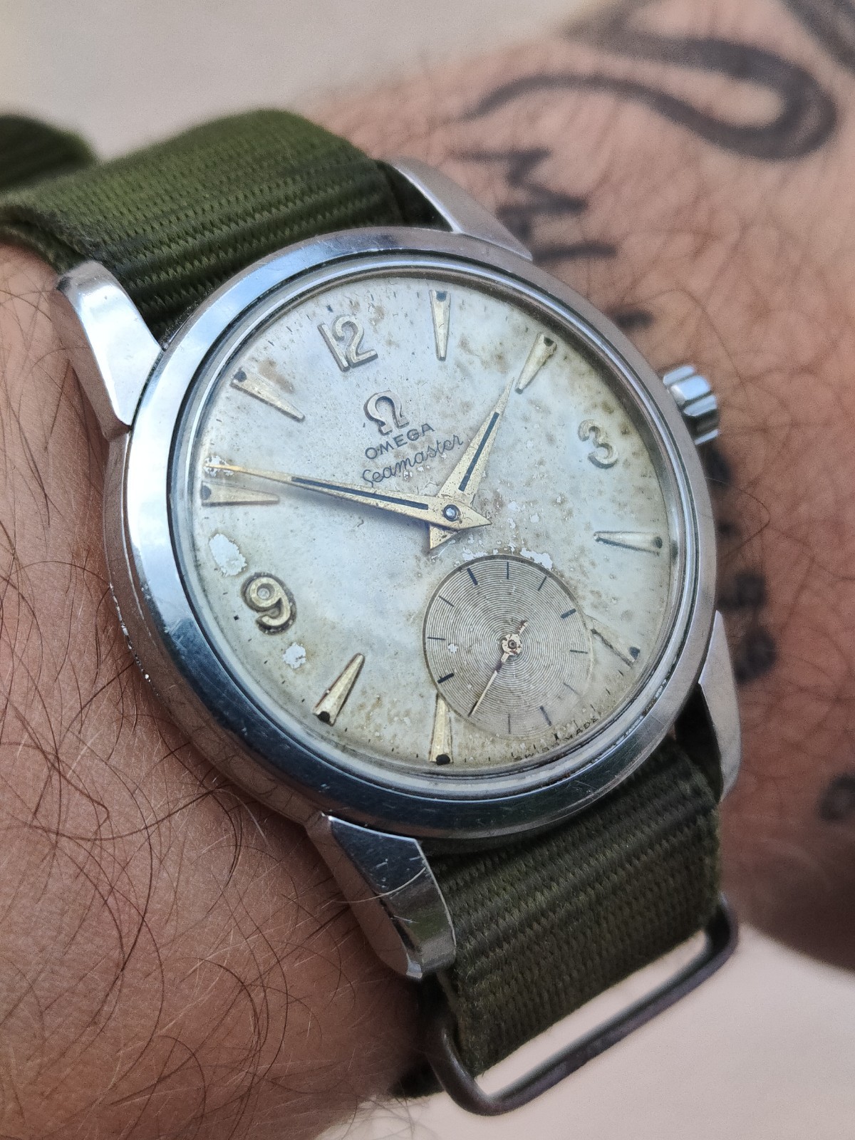 Omega Seamaster 410 2759-4 mécanique 1953
