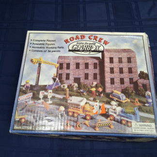 RARE Vintage Gearbox Road Crew Playset Toys