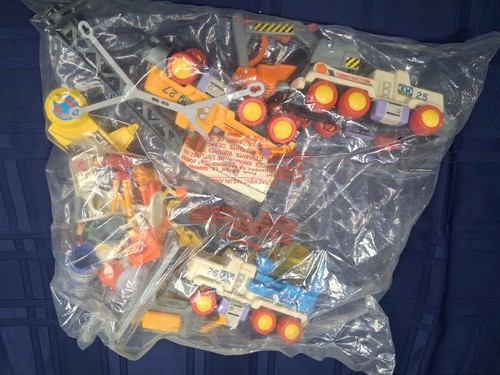 RARE Vintage Gearbox Road Crew Playset Toys