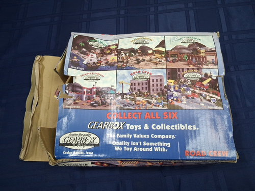 RARE Vintage Gearbox Road Crew Playset Toys