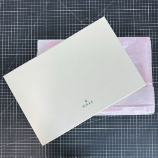 Rolex Carnet Planer Vintage en Cuir Jamais Utilisé Rare Haut État Emballage