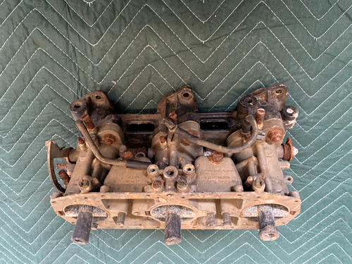 PORSCHE 911 T ENGINE CARBURETOR ZENITH 40TIN W INTAKE MANIFOLD 1967-69 PARTS