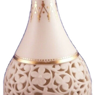 Vase Réticulé En Porcelaine Worcester Grainger Antique Anglais