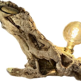 Lampe en bois flotté Art & Déco