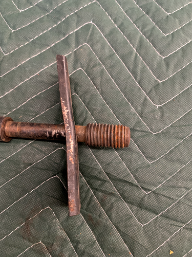 ORIGINAL JAGUAR XKE E TYPE SERIES 1 2 OTS FHC BOOT TOOLS SPARE TIRE HOLD DOWN – Image 3