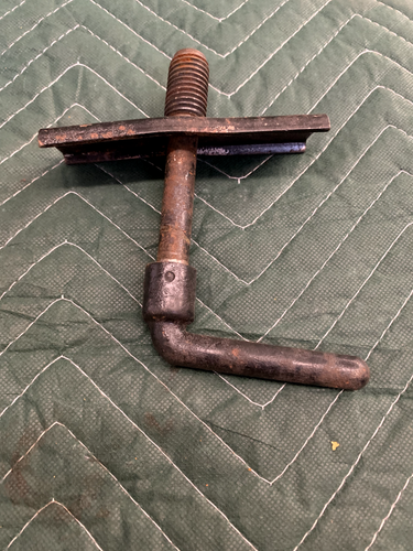 ORIGINAL JAGUAR XKE E TYPE SERIES 1 2 OTS FHC BOOT TOOLS SPARE TIRE HOLD DOWN – Image 6