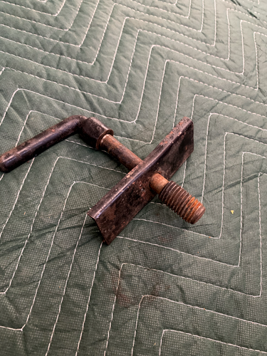 ORIGINAL JAGUAR XKE E TYPE SERIES 1 2 OTS FHC BOOT TOOLS SPARE TIRE HOLD DOWN – Image 7