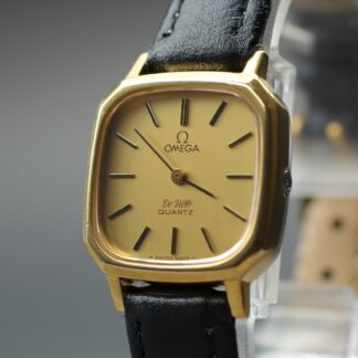 Vintage 1981 Omega De Ville Cal.1332 Ref.5910047 Gold Dial Ladies [Near Mint]