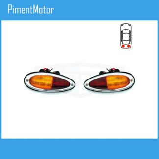 PAIRE FEUX CLIGNOTANT ARRIÈRE pour PORSCHE 356 A 1957 à 1959 (Version Euro)