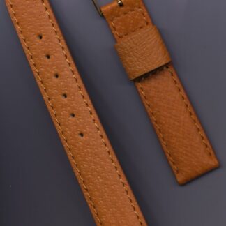 20mm Gen.Sanglier Sangle Speedmaster Cuir Doublé & Vintage Or Omega Boucle