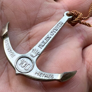 Rolex 100 m / 330 ft steel anchor with a copper rope, o/ref EXA0105