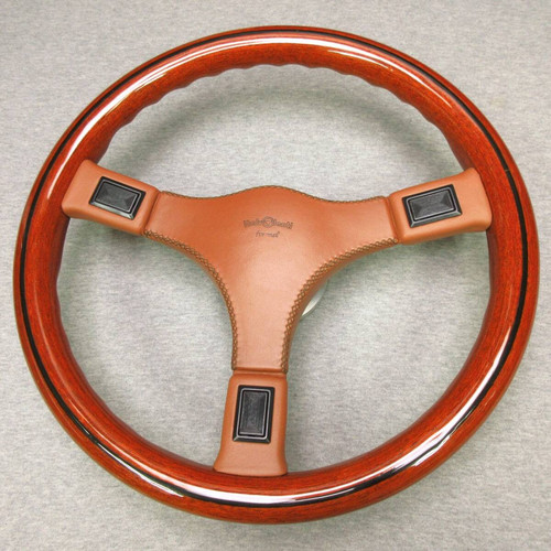 Italvolanti PILOTA 350mm Steering Wheel Seamless Leather JDM Vintage MOMO Nardi – Image 13